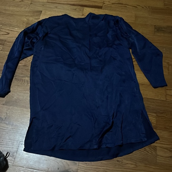 Vintage Victoria's Secret Gold Label Navy Blue Night Dress size Small - Picture 4 of 8